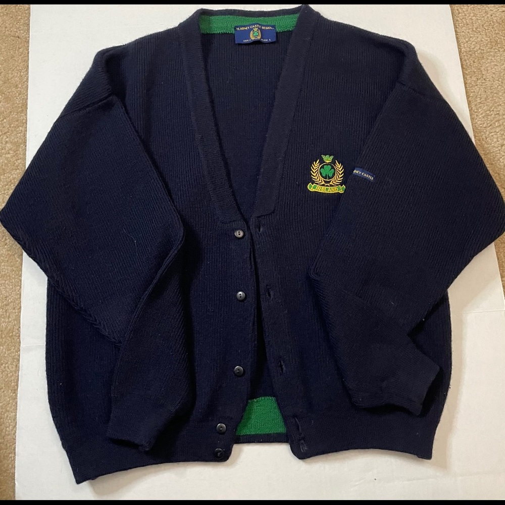 Blarney Castle Design IRISH Men’s Cardigan